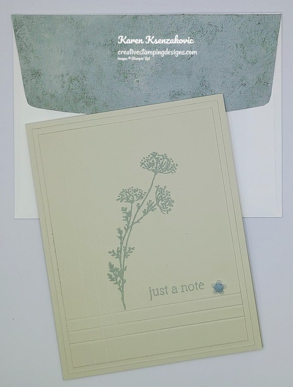 Stampin' Up! Gallery Blooms CAS 7 creativestampingdesigns.com