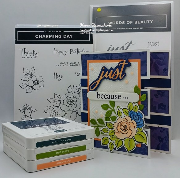 Stampin' Up! Charming Day Fun Fold Birthday 1 creativestampingdesigns.com