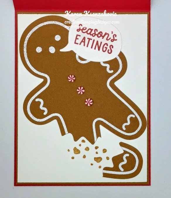 Stampin' Up! Homemade Treats Gingerbread Man 5 creativestampingdesigns.com