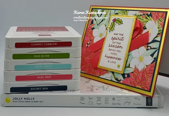 Stampin' Up! Jolly Holly CAS 1 creativestampingdesigns.com