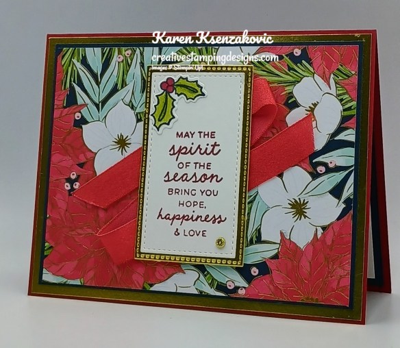 Stampin' Up! Jolly Holly CAS 4 creativestampingdesigns.com