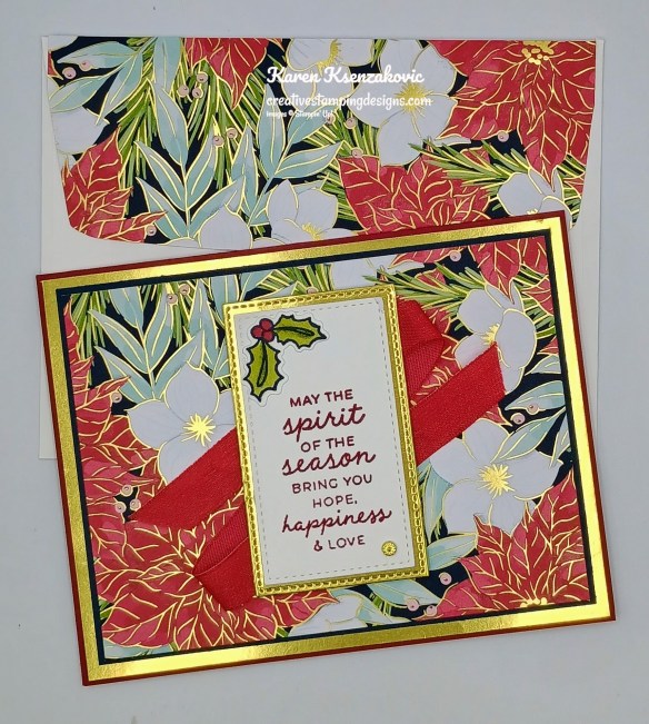 Stampin' Up! Jolly Holly CAS 7 creativestampingdesigns.com