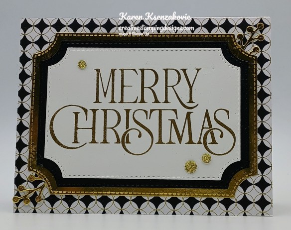 Stampin Up! Merry Christmas in Gold 2 creativestmpingdesigns.com
