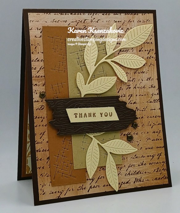 Stampin' Up! Nature's Symphony Thank You 3 creativestampingdesigns.com