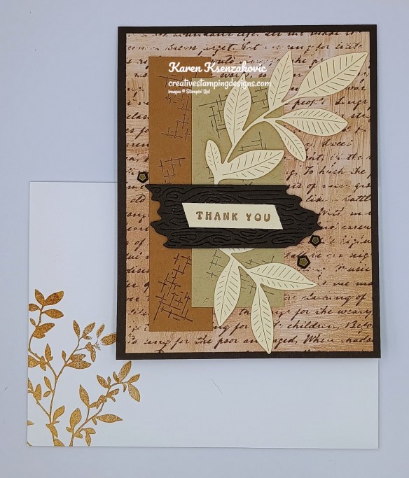 Stampin' Up! Nature's Symphony Thank You 6 creativestampingdesigns.com