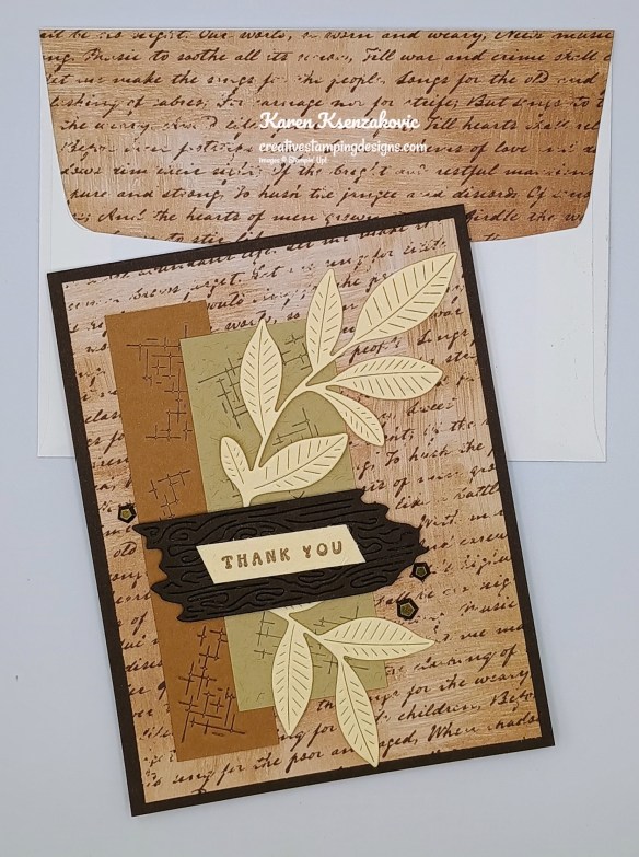 Stampin' Up! Nature's Symphony Thank You 7 creativestampingdesigns.com