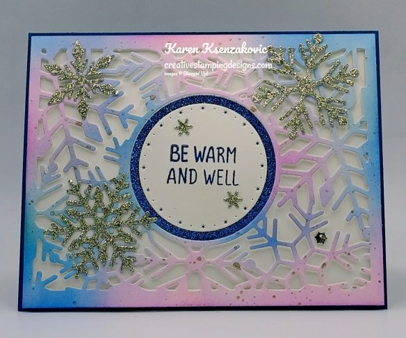 Stampin' Up! Snowflake Kisses Be Warm 2 creativestampingdesigns.com