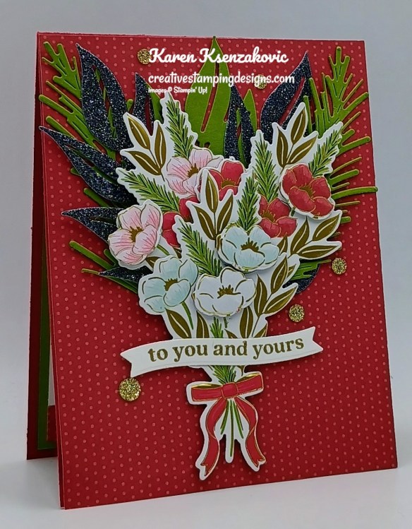 Stampin' Up! Words For The Season Christmas Greenery 3 creativestampingdesigns.com