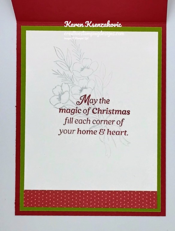 Stampin' Up! Words For The Season Christmas Greenery 5 creativestampingdesigns.com