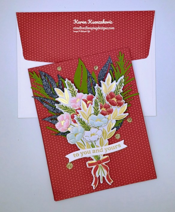 Stampin' Up! Words For The Season Christmas Greenery 7 creativestampingdesigns.com