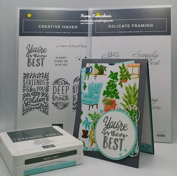 Stampin' Up! Creative Haven CAS 1 creativestampingdesigns.com