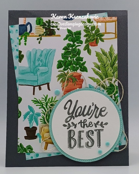 Stampin' Up! Creative Haven CAS 2 creativestampingdesigns.com