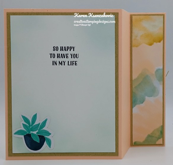 Stampin' Up! Delicate Framing Fun Fold 5 creativestampingdesigns.com