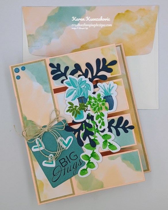 Stampin' Up! Delicate Framing Fun Fold 7 creativestampingdesigns.com