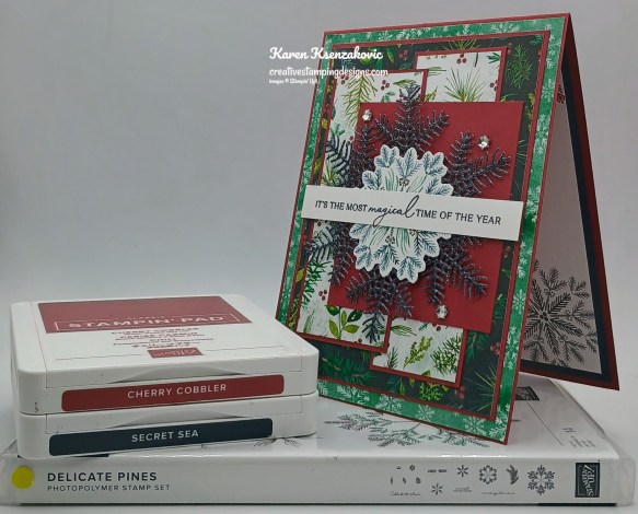 Stampin' Up! Delicate Pines Winter 1 creativestampingdesigns.com