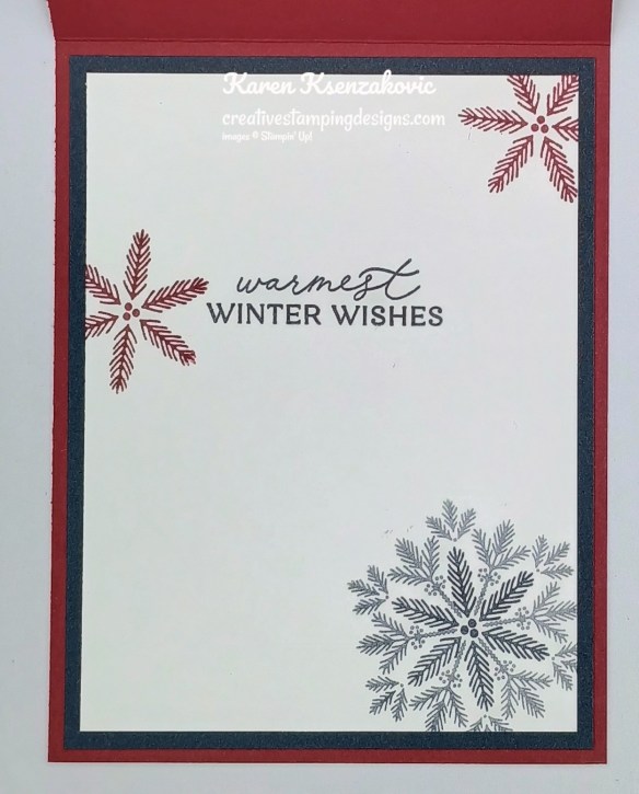 Stampin' Up! Delicate Pines Winter 5 creativestampingdesigns.com