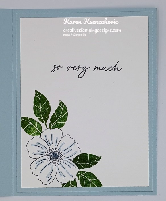 Stampin' Up! Lovely Arrangements CAS 5 creativetampingdesigns.com