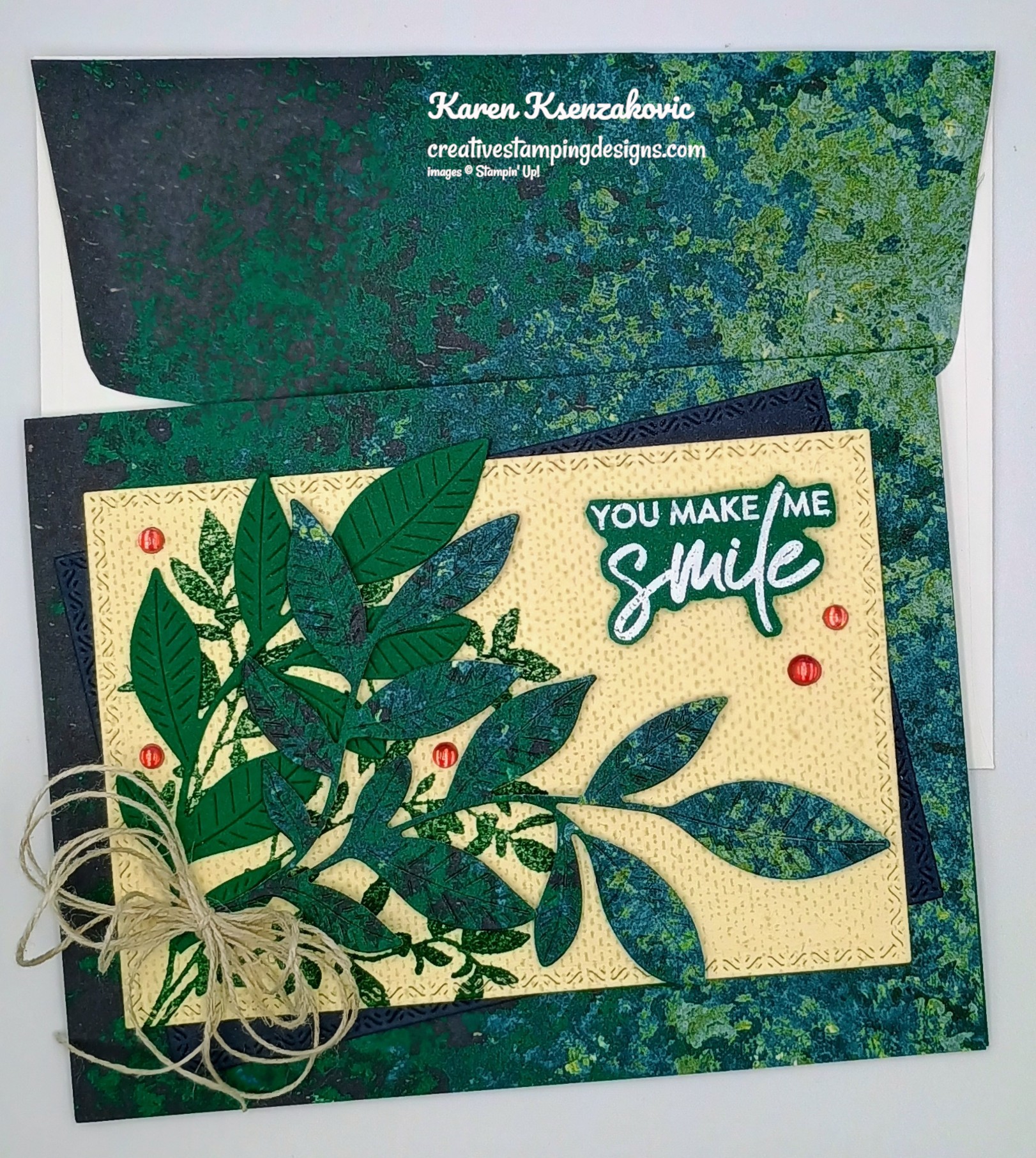 Stampin' Up! Nature's Symphony for The Happy Inkin' Thursday Blog