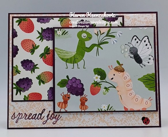 Stampin' Up! Sweet Bugs CAS 2 creativestampingdesigns.com