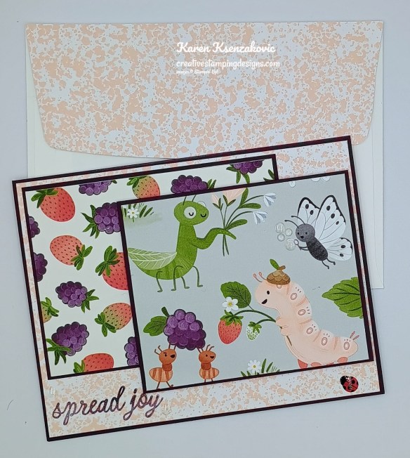 Stampin' Up! Sweet Bugs CAS 7 creativestampingdesigns.com
