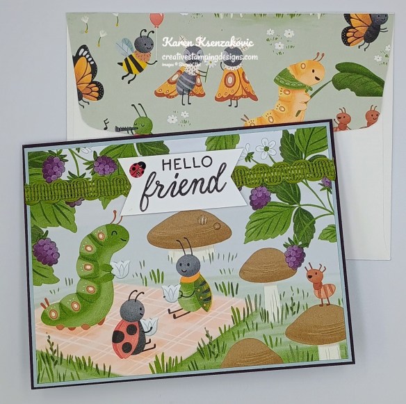 Stampin' Up! Sweet Bugs CAS 7 creativestampingdesigns.com