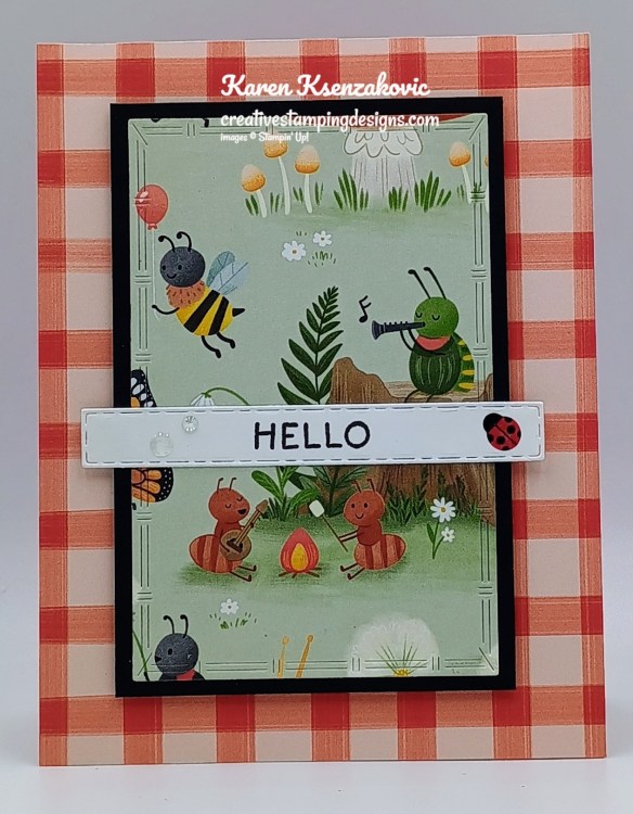 Stampin' Up! Sweet Bungs Hello 2 creativestampingdesigns.com