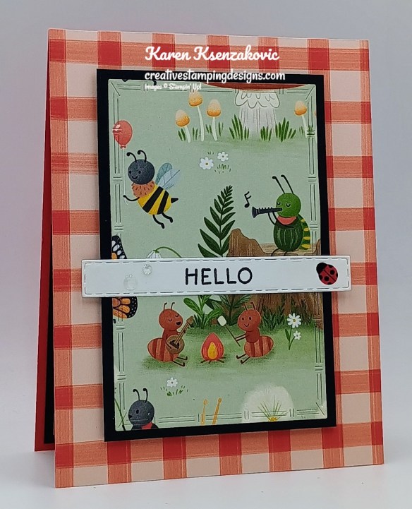 Stampin' Up! Sweet Bungs Hello 3 creativestampingdesigns.com