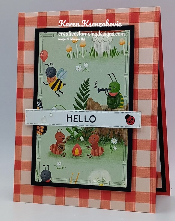 Stampin' Up! Sweet Bungs Hello 4 creativestampingdesigns.com