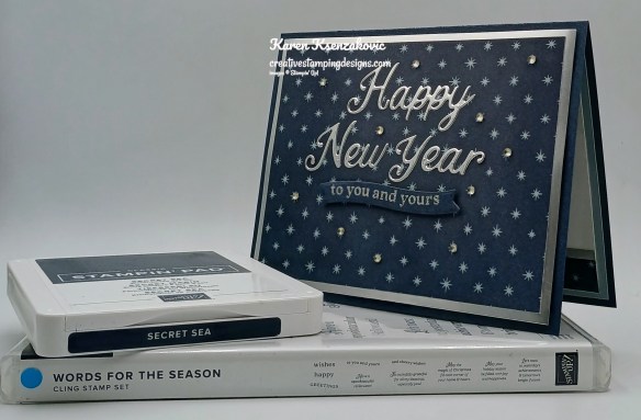 Stampin' Up! Words For The Season CAS 1 creativestampingdesigns.com