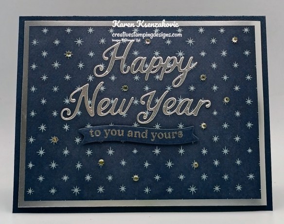 Stampin' Up! Words For The Season CAS 2 creativestampingdesigns.com