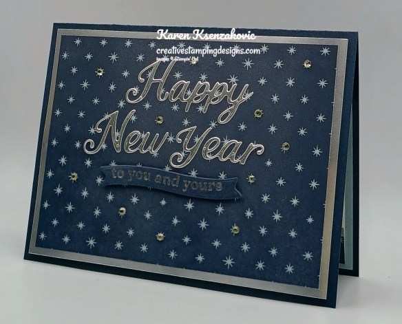 Stampin' Up! Words For The Season CAS 4 creativestampingdesigns.com