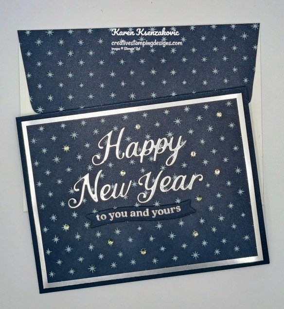 Stampin' Up! Words For The Season CAS 7 creativestampingdesigns.com