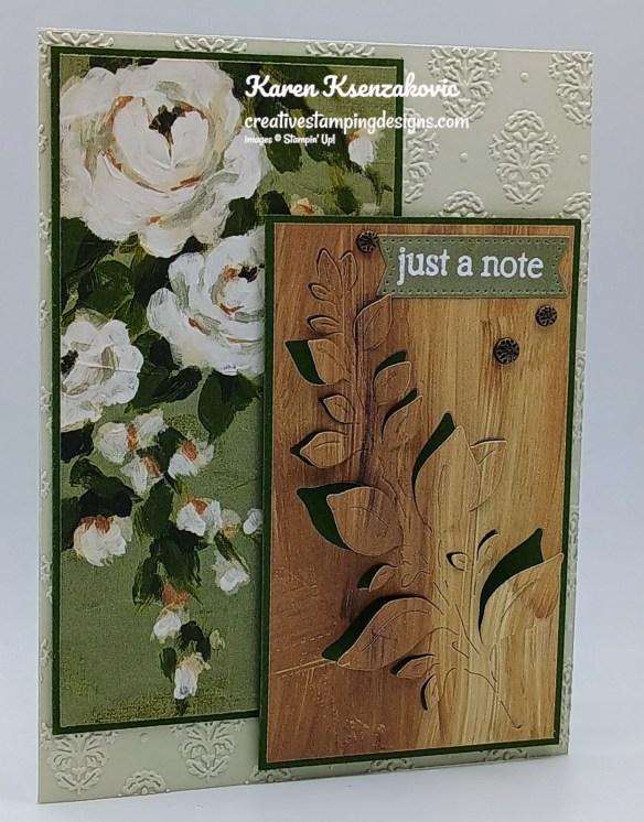 Stampin' Up! Beautiful Motifs Note 3 creativestampingdesigns.com