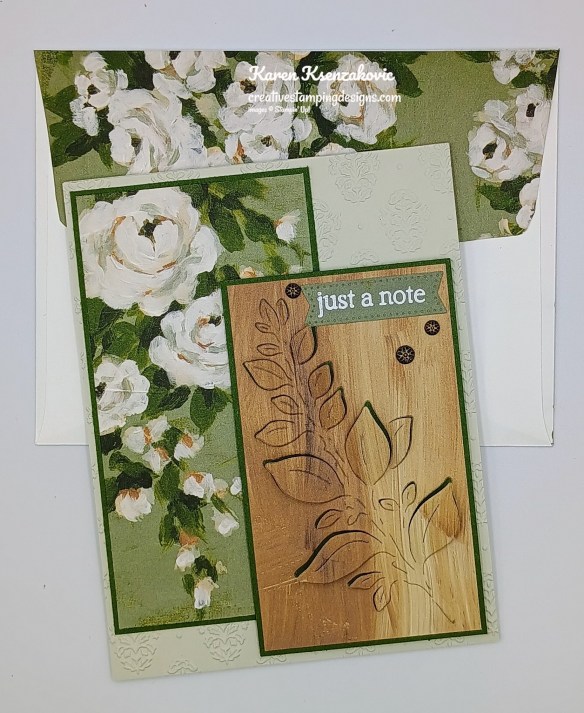 Stampin' Up! Beautiful Motifs Note 7 creativestampingdesigns.com