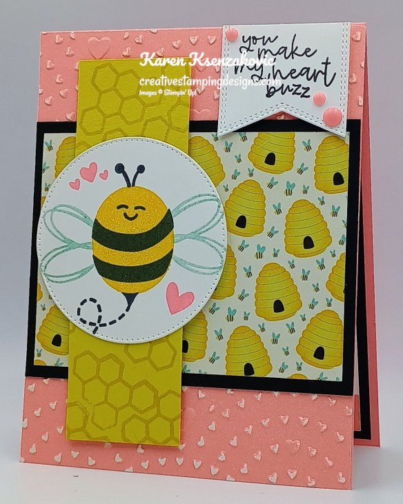 Stampin' Up! Bee My Valentine 4 creativestampingdesigns.com