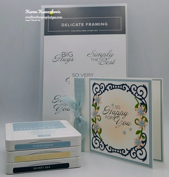 Stampin' Up! Delicate Framing Fun Fold 1 creativestampingdesigns.com