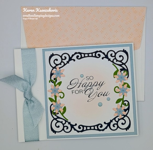 Stampin' Up! Delicate Framing Fun Fold 7 creativestampingdesigns.com