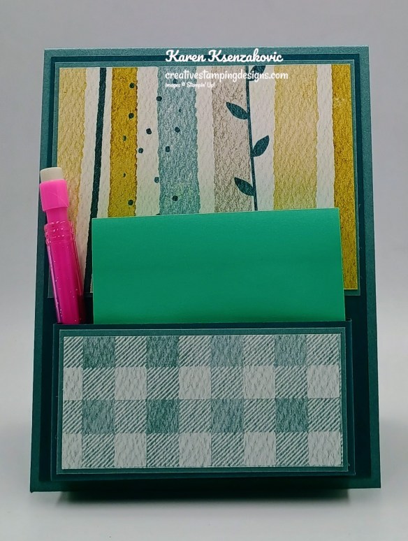 Stampin' Up! Everyday Happiness Desk Calendar/Caddy 4 creativestampingdesigns.com