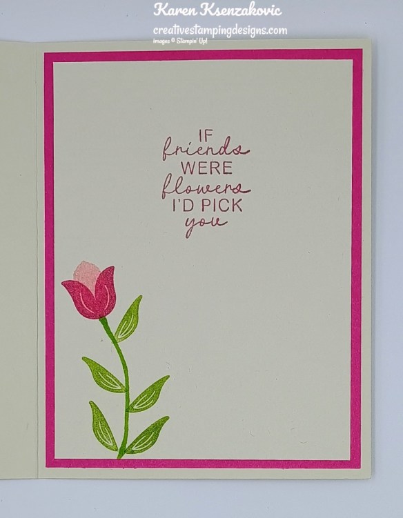 Stampin' Up! Flower Fair Hello 5 creativestampingdesigns.com