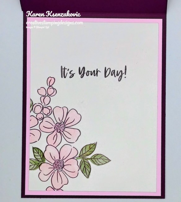 Stampin' Up! Fragrant Layers Just A Note 5 creativestampingdesigns.com