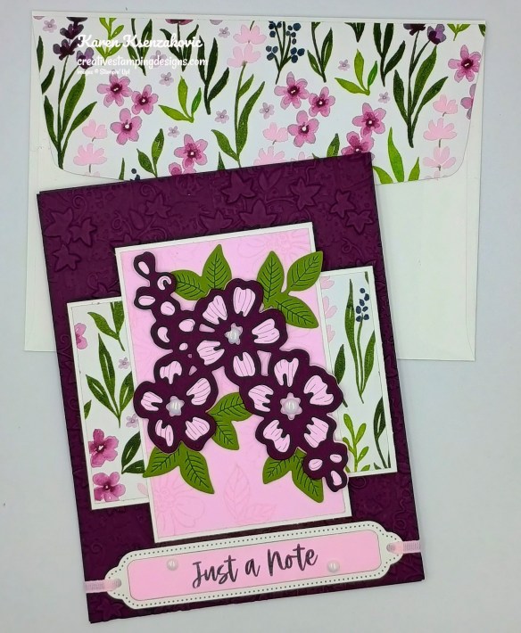 Stampin' Up! Fragrant Layers Just A Note 7 creativestampingdesigns.com