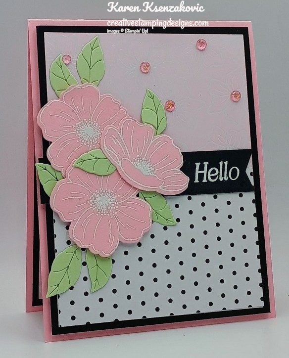 Stampin' Up! Lovely Arrangements in Pink 4 creativestampingdesigns.com