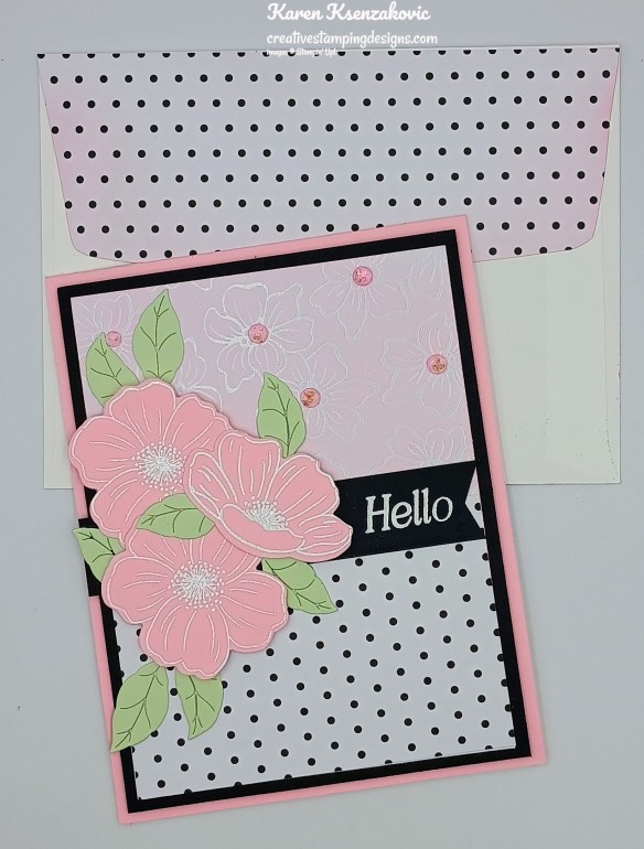 Stampin' Up! Lovely Arrangements in Pink 7 creativestampingdesigns.com