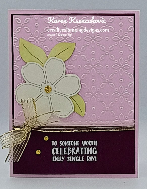 Stampin' Up! The Right Words Birthday 2 creativestampingdesigns.com