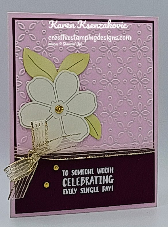 Stampin' Up! The Right Words Birthday 4 creativestampingdesigns.com