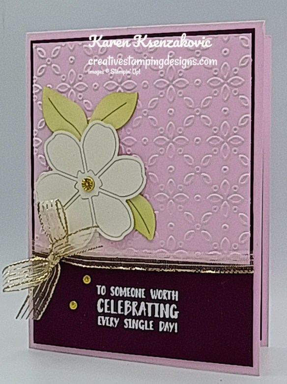 Stampin' Up! The Right Words Birthday 3 creativestampingdesigns.com