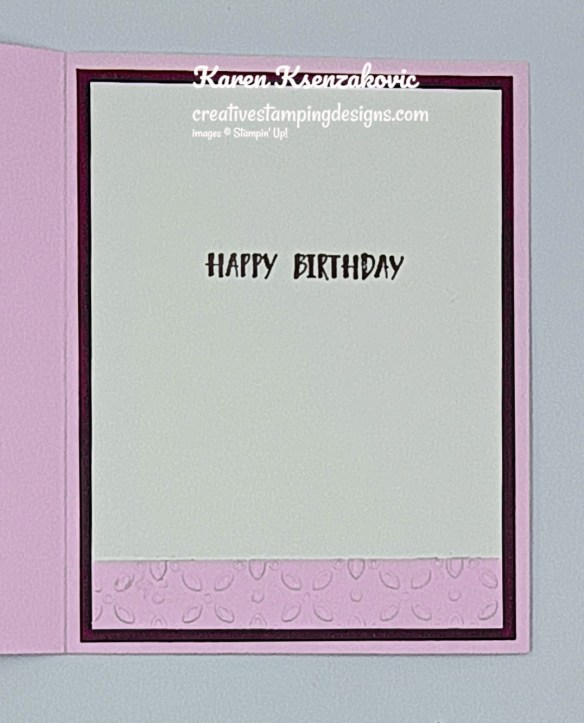 Stampin' Up! The Right Words Birthday 5 creativestampingdesigns.com