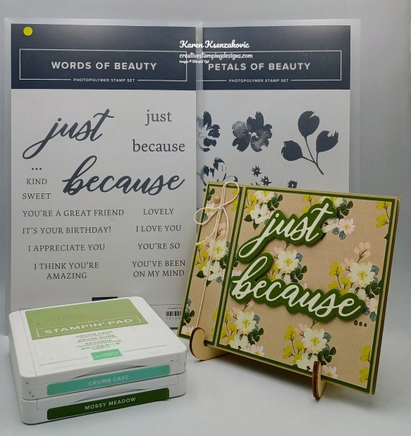 Stampin' Up! Words of Beauty Fun Fold 1 creativestampingdesigns.com