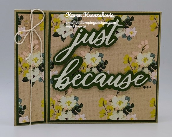 Stampin' Up! Words of Beauty Fun Fold 3 creativestampingdesigns.com
