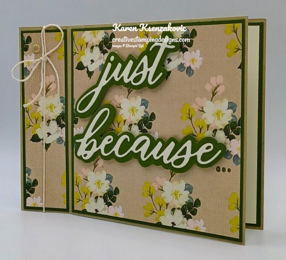 Stampin' Up! Words of Beauty Fun Fold 4 creativestampingdesigns.com